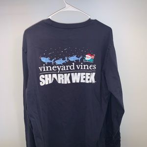 Vineyard Vines Men’s ‘Shark Week’ Long Sleeve Tee
